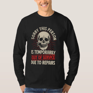 Camiseta Sobreviviente de cirugía de mandíbula rota se disl