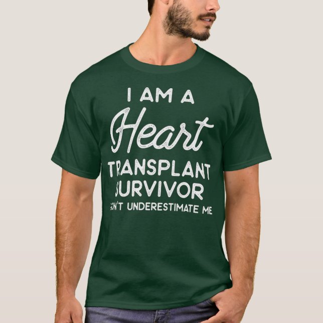 Camiseta Sobreviviente de cirugía de receptor de trasplante (Anverso)