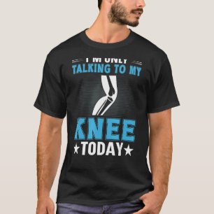 Camiseta Sobreviviente de cirugía de rodilla Respuesta de r