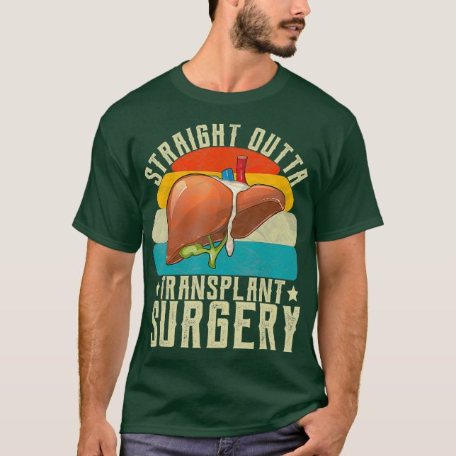 Camiseta Sobreviviente de cirugía de trasplante directo de  (Anverso)