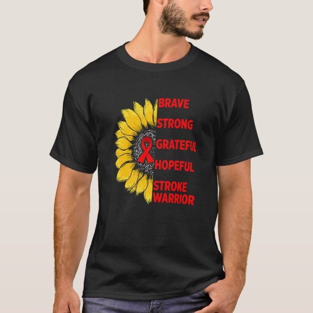 Camiseta Sobreviviente de conciencia de Stroke (Anverso)
