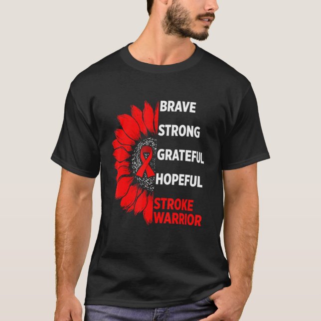 Camiseta Sobreviviente de conciencia de Stroke (Anverso)