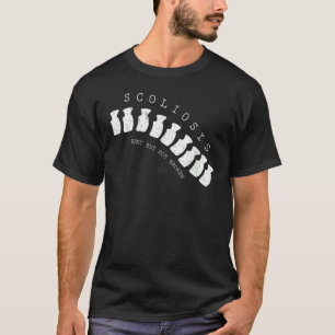 Camiseta Sobreviviente de conciencia sobre la escoliosis no