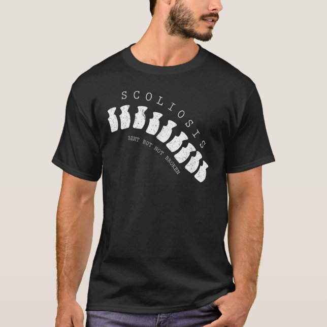 Camiseta Sobreviviente de conciencia sobre la escoliosis no (Anverso)