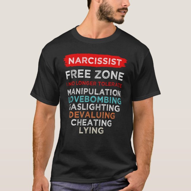 Camiseta Sobreviviente de concientización de la zona libre  (Anverso)