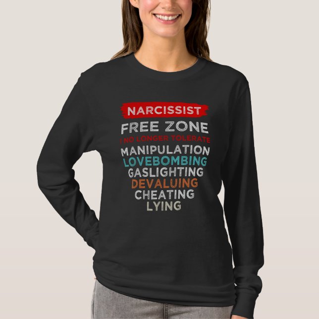 Camiseta Sobreviviente de concientización de la zona libre  (Anverso)