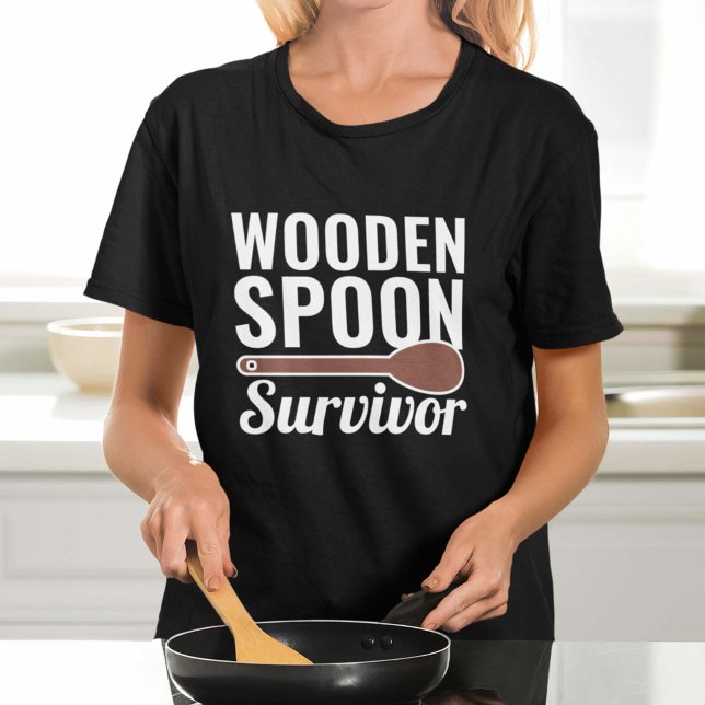 Camiseta Sobreviviente de Cuchara de Madera (Subido por el creador)
