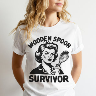 Camiseta Sobreviviente de Cuchara de Madera