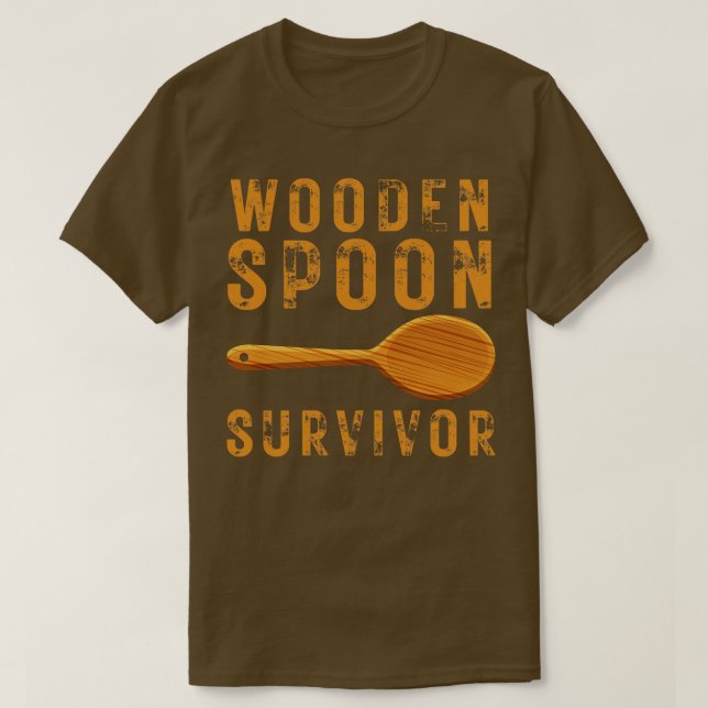 Camiseta Sobreviviente de Cuchara de Madera 11 (Diseño del anverso)