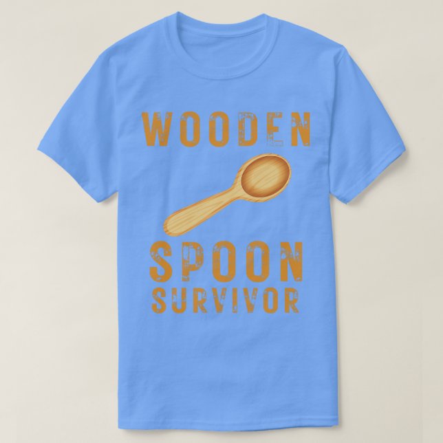 Camiseta Sobreviviente de Cuchara de Madera 13 (Diseño del anverso)