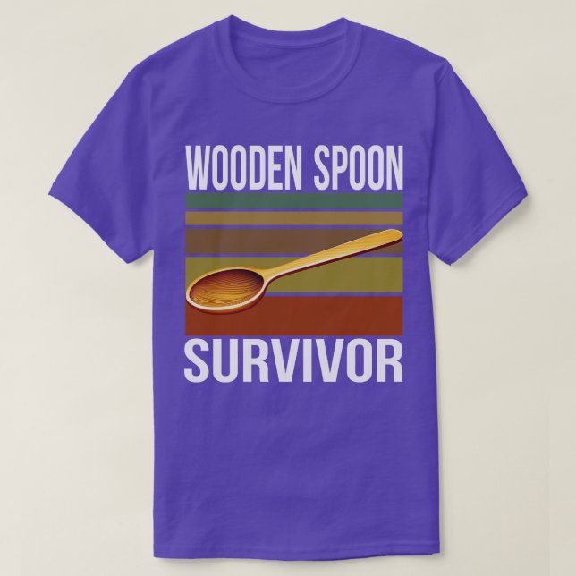 Camiseta Sobreviviente de Cuchara de Madera 4 (Diseño del anverso)