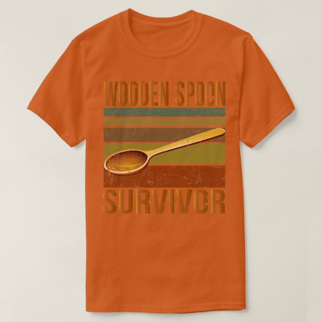 Camiseta Sobreviviente de Cuchara de Madera 6 (Diseño del anverso)