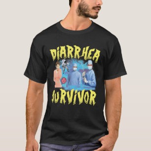 Camiseta Sobreviviente De Diarrea Meme Rara Ofensiva Inhing