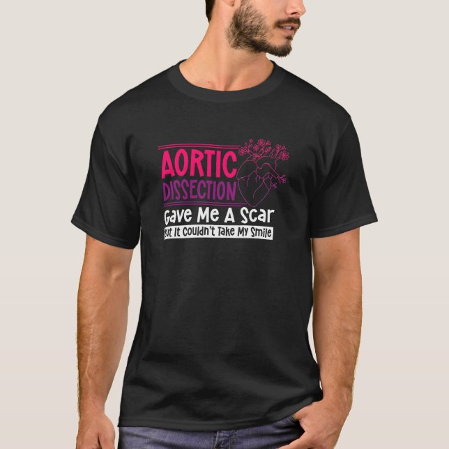 Camiseta Sobreviviente de disección Aórtica (Anverso)