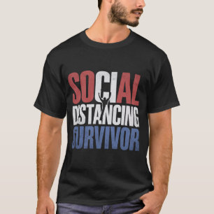 Camiseta Sobreviviente de distanciamiento social