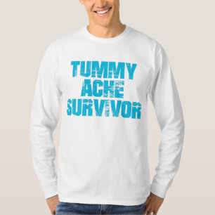 Camiseta Sobreviviente de Dolor de Barriga Dolor de Estómag