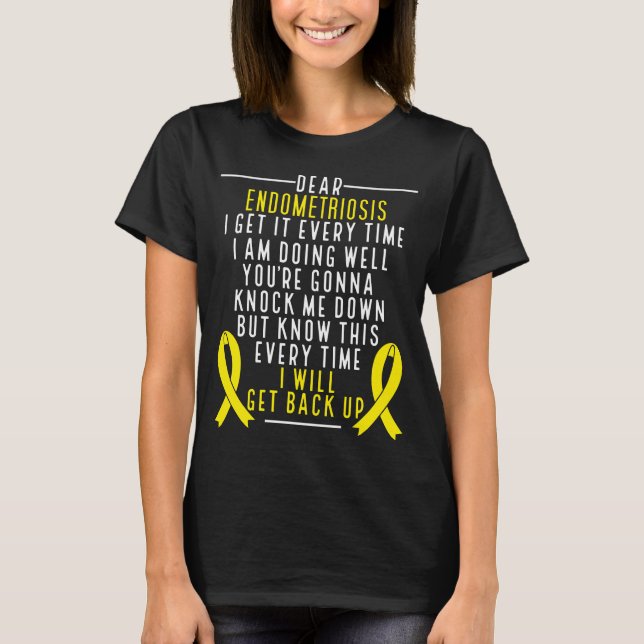 Camiseta Sobreviviente de Endo Conseguiré la Endometriosis (Anverso)