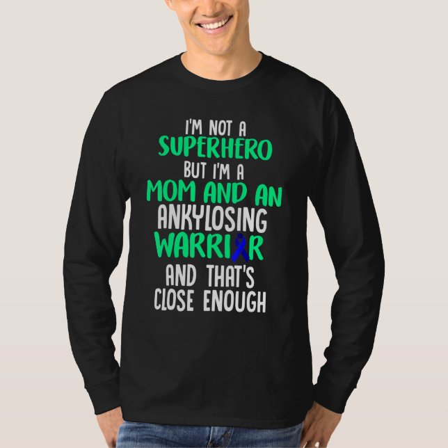 Camiseta Sobreviviente de Espondilitis Anquilosante Héroe G (Anverso)