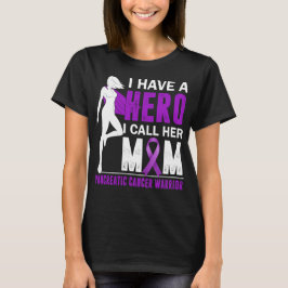Camiseta sobreviviente de guerrero madre, héroe de cáncer p