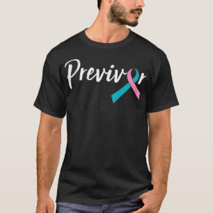 Camiseta Sobreviviente de guión con cinta Verde azulada ros
