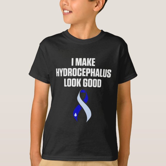 Camiseta Sobreviviente de Hydrocephalus Parece Guerrero De  (Anverso)