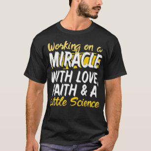 Camiseta Sobreviviente de IVF Warrior Milacle Transfer Day 