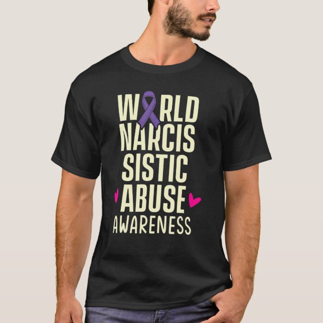 Camiseta Sobreviviente de la Cinta de Sensibilización sobre (Anverso)