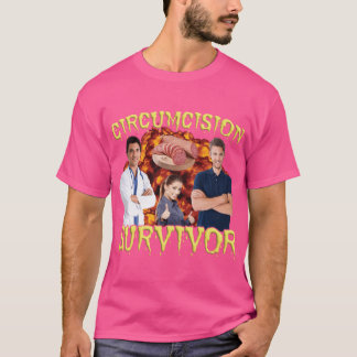 Camiseta Sobreviviente de la circuncisión divertido
