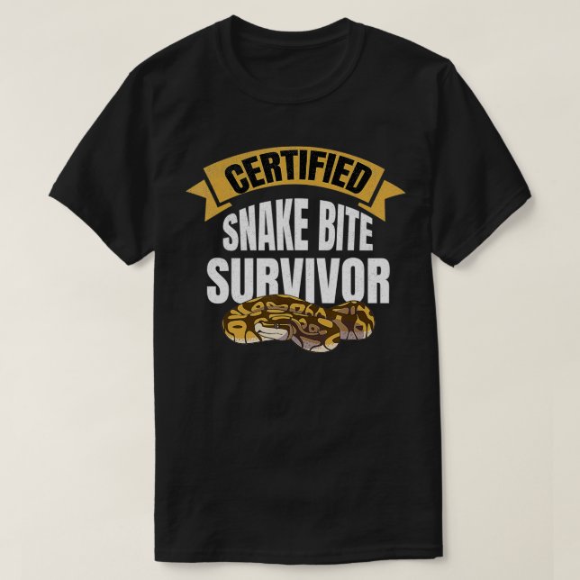 Camiseta Sobreviviente de la cometa de serpiente certificad (Diseño del anverso)