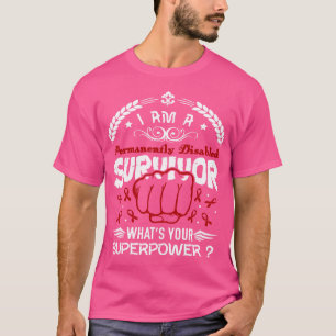 Camiseta Sobreviviente de la conciencia para personas con d