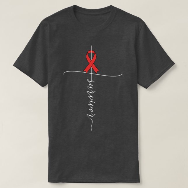 Camiseta Sobreviviente de la Concienciación sobre el Cáncer (Diseño del anverso)