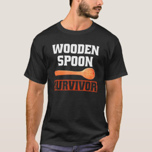 Camiseta Sobreviviente De La Cuchara De Madera Tee Bandera