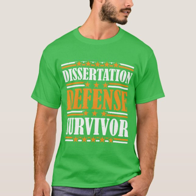 Camiseta Sobreviviente de la defensa de la tesis familiar (Anverso)