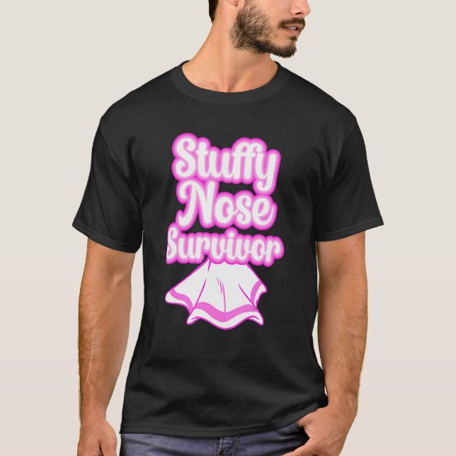 Camiseta Sobreviviente de la nariz acobardada Chica de las  (Anverso)