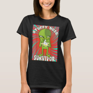 Camiseta Sobreviviente de la nariz acobardada Hombre extran