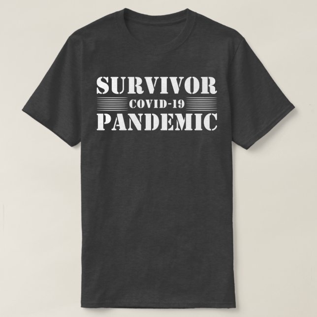 Camiseta Sobreviviente de la pandemia (Diseño del anverso)