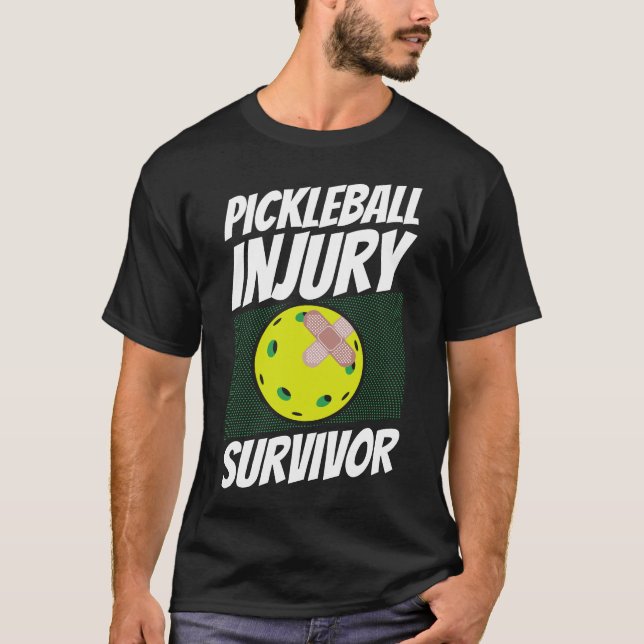 Camiseta Sobreviviente de lesión por futbol jugador de pelo (Anverso)