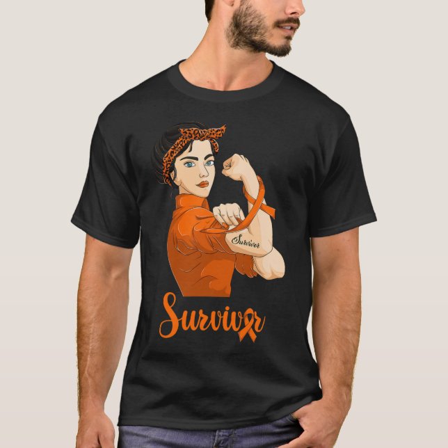 Camiseta Sobreviviente de leucemia (Anverso)