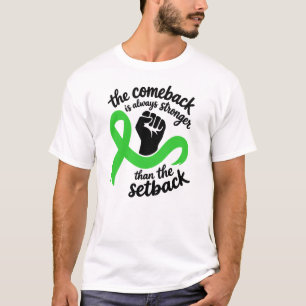 Camiseta Sobreviviente de linfoma no Hodgkin con un regreso