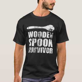 Camiseta Sobreviviente de madera, gracioso regalo italiano