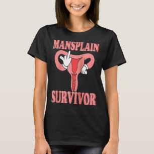 Camiseta Sobreviviente de Manssplain Patriarcado Feminista