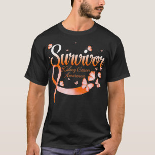 Camiseta Sobreviviente de mariposa Sensibilización sobre el