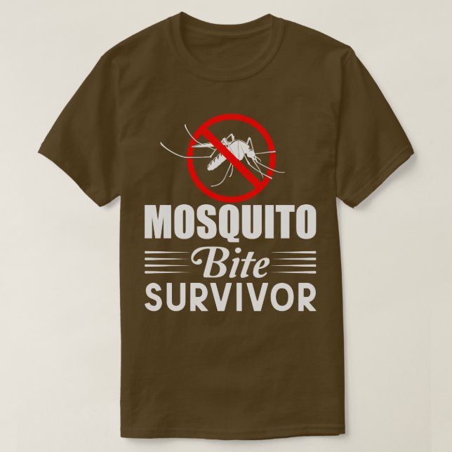 Camiseta Sobreviviente de mosquito 1 (Diseño del anverso)