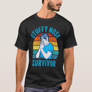 Camiseta Sobreviviente de nariz taponada de época