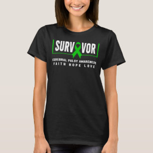 Camiseta Sobreviviente de parálisis cerebral Awarene de par
