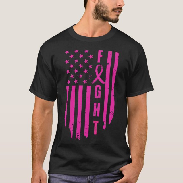 Camiseta Sobreviviente de pecho Bandera Americana Awaren po (Anverso)