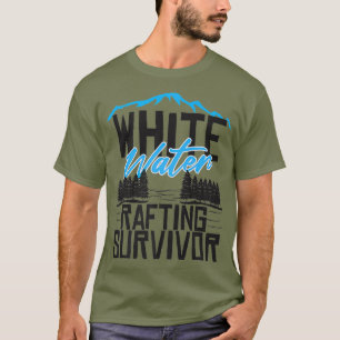 Camiseta Sobreviviente de Rafting Whitewater Funny Primera 