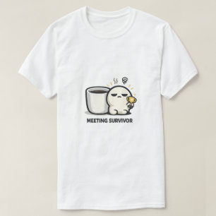 Camiseta Sobreviviente de Reunión - Oficina de Personaje Ca
