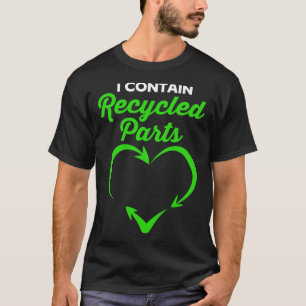 Camiseta Sobreviviente de riñón I Contiene Piezas Reciclada