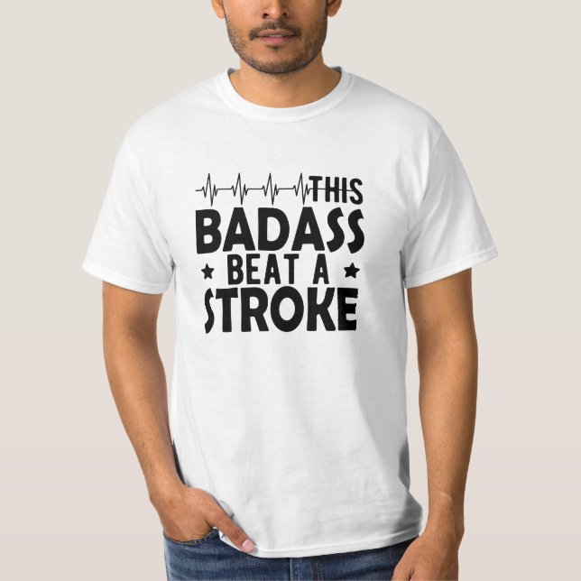 Camiseta Sobreviviente de Stroke - Este tacaño golpeó un go (Anverso)